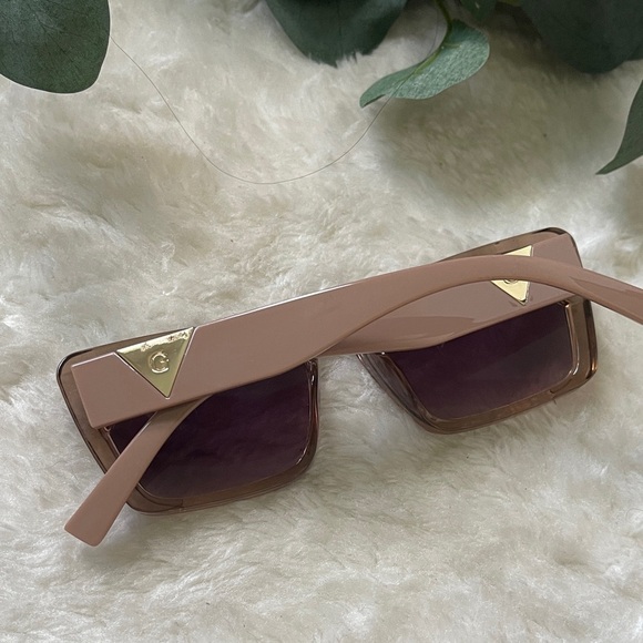 Guess Rose-Tinted Square Sunglasses main image 7